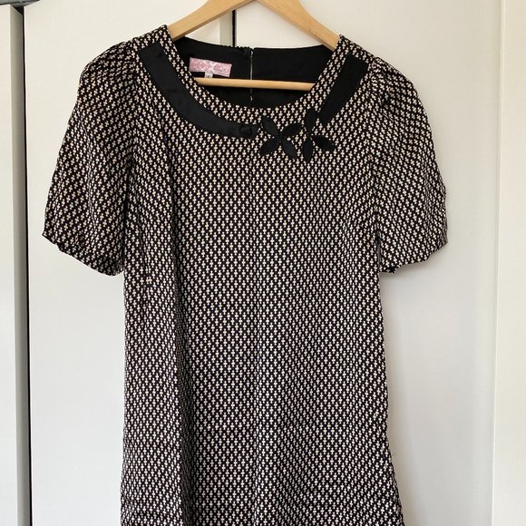 Anthropologie (Parameter) Silk Geometric Shift Dress - Picture 1 of 4